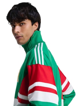 Chamarra casual Fifa World Cup Selección Nacional de México 1986 con bolsillos para hombre