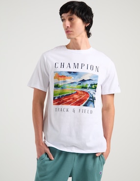 Playera Champion cuello redondo para hombre