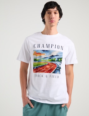 Playera Champion cuello redondo para hombre