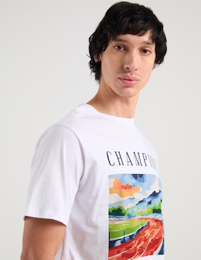 Playera Champion cuello redondo para hombre