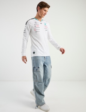 Playera Adidas Motorsport Dc Brackley cuello redondo para hombre