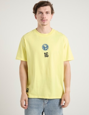 Playera Club America cuello redondo para hombre