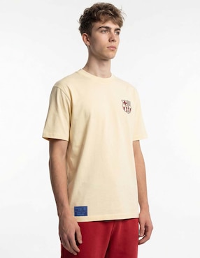 Playera Fc Barcelona cuello redondo para hombre