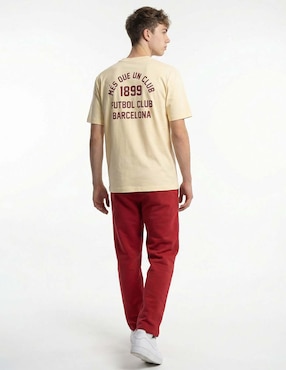 Playera Fc Barcelona cuello redondo para hombre
