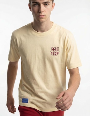 Playera Fc Barcelona cuello redondo para hombre
