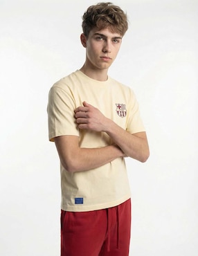 Playera Fc Barcelona cuello redondo para hombre