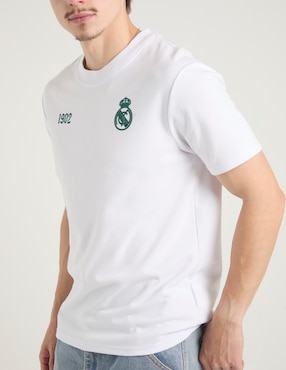 Playera Real Madrid cuello redondo para hombre