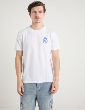 Playera Real Madrid cuello redondo para hombre