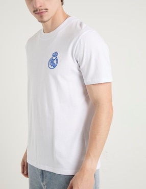 Playera Real Madrid cuello redondo para hombre