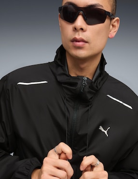 Chamarra casual Puma capucha y bolsa para hombre