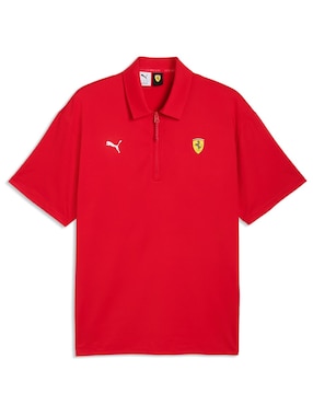 Playera tipo polo Puma Motorsport Ferrari Cloudspun para hombre