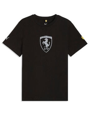 Playera Puma Motorsport Ferrari Tonal Shield Tee cuello redondo para hombre