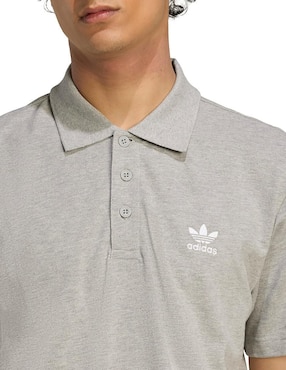 Playera tipo polo Adidas Trefoil Essentials para hombre