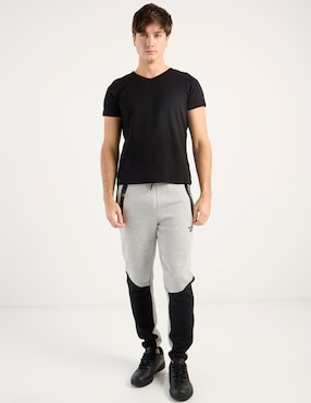 Jogger skinny Reebok estampado bloques de color con bolsillos para hombre