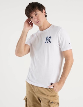 Playera MLB New York Yankees cuello redondo para hombre