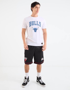 Playera NBA Chicago Bulls cuello redondo para hombre