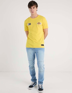 Playera Nba Los Angeles Lakers cuello redondo para hombre