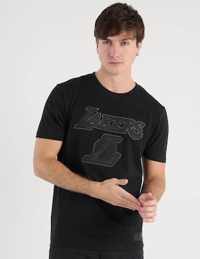 Playera Nba Los Angeles Lakers cuello redondo para hombre