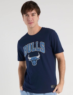Playera Nba Chicago Bulls cuello redondo para hombre