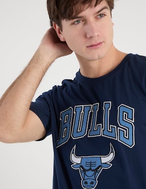 Playera Nba Chicago Bulls cuello redondo para hombre