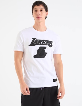 Playera NBA Los Angeles Lakers cuello redondo para hombre