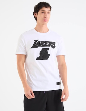 Playera NBA Los Angeles Lakers cuello redondo para hombre