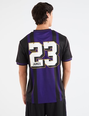 Playera NBA Los Angeles Lakers cuello V para hombre
