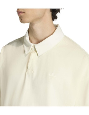 Playera Adidas Originals cuello camisero para hombre