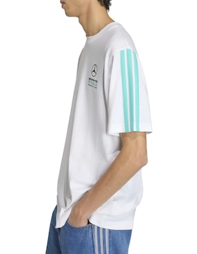 Playera Adidas Motorsport cuello redondo para hombre