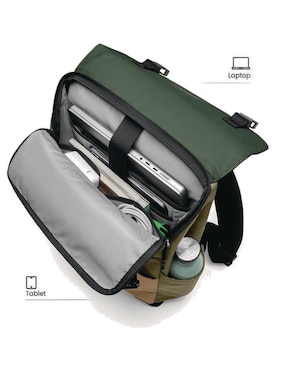 Mochila con portalaptop Tomtoc impermeable unisex