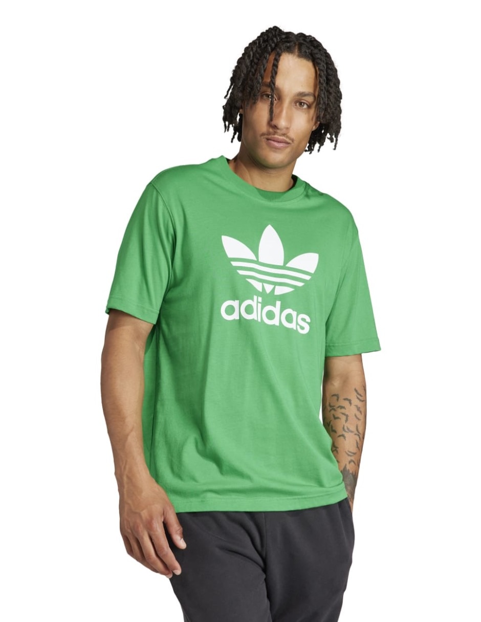 Trefoil Playera Polo Adidas Originals Green Adidas Polo Shirt JD