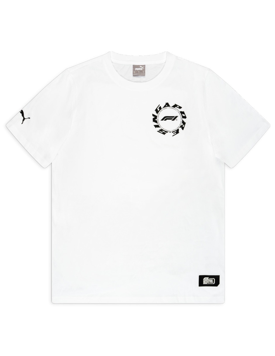 Playera f1 singapore tee cuello redondo para hombre Playera f1 singapore tee cuello redondo para hombre
