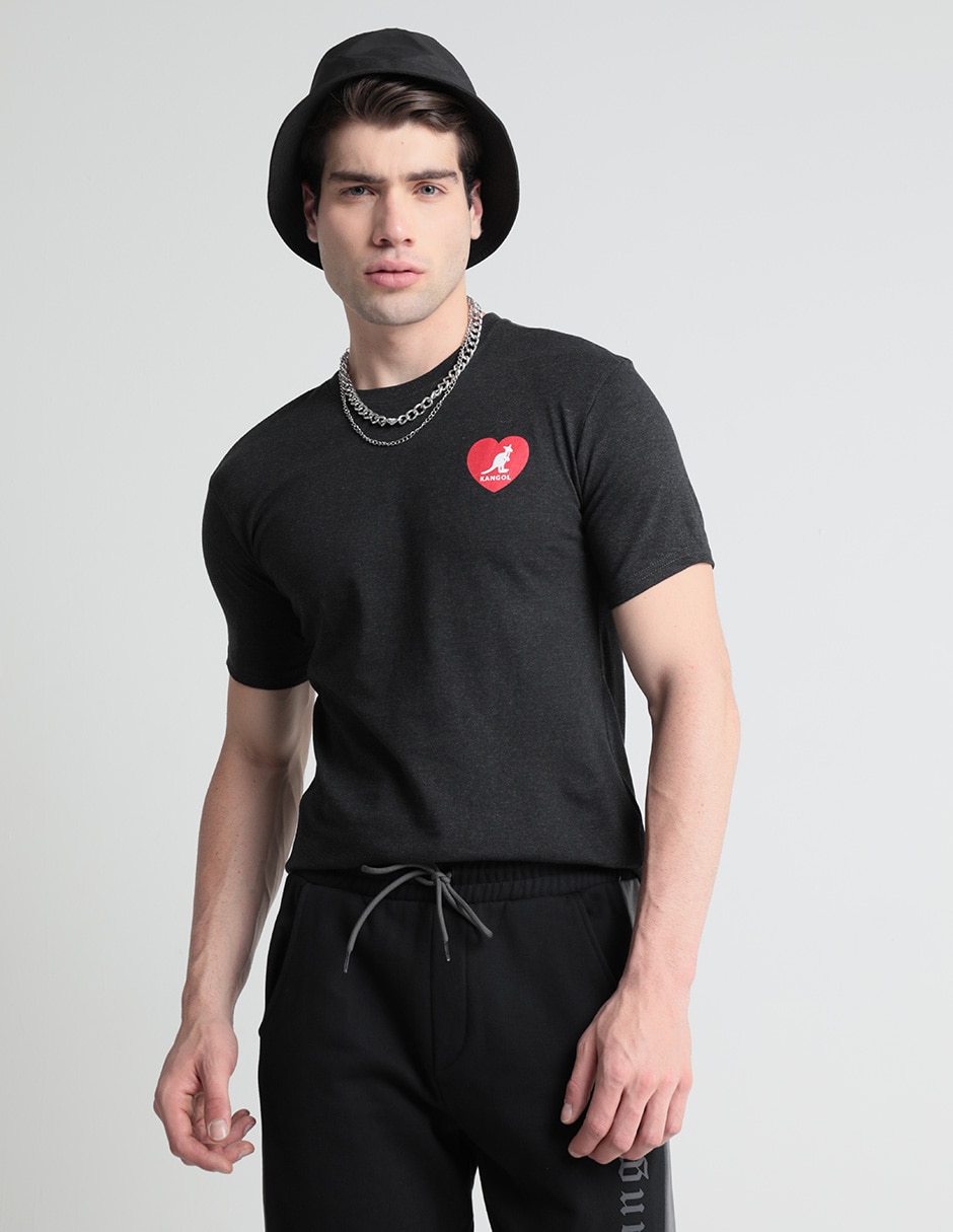 Playera cuello redondo para hombre 1
