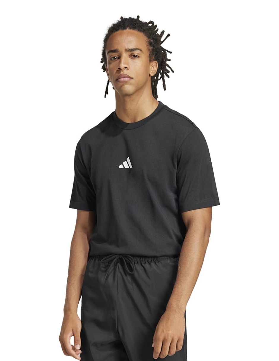 Playera esenciales cuello redondo para hombre