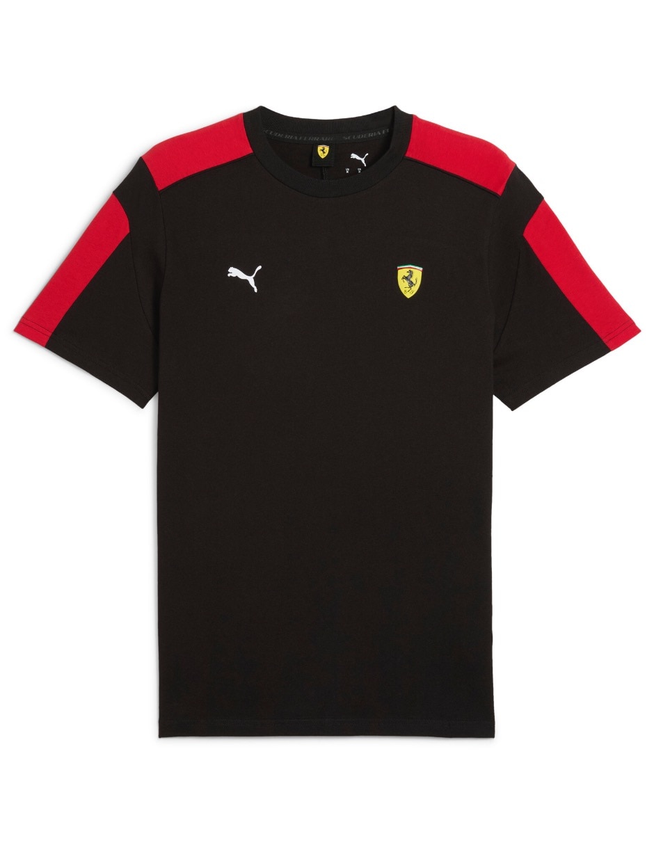 Playera ferrari race mt7 cuello redondo para hombre 6
