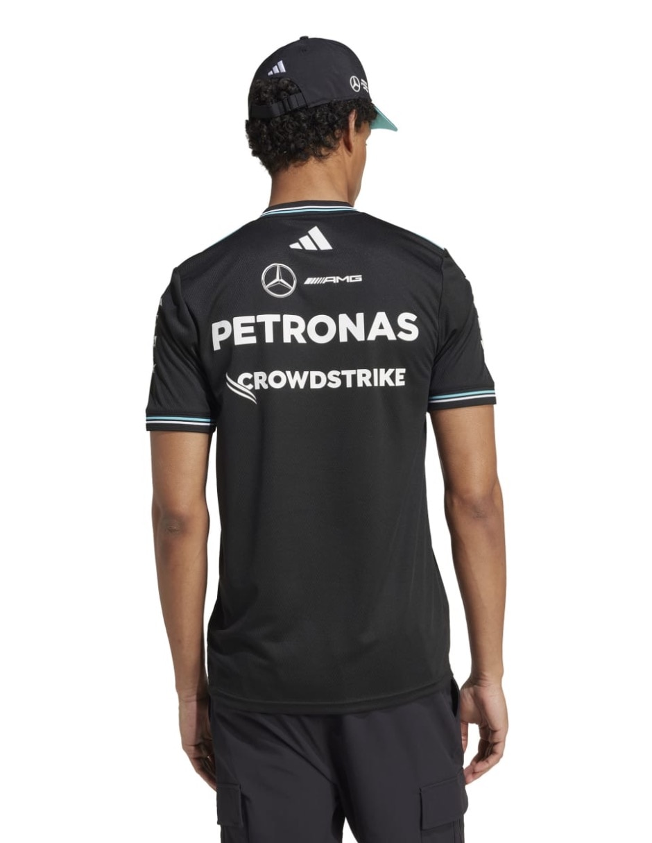 Playera mercedes - amg petronas cuello redondo para hombre 2