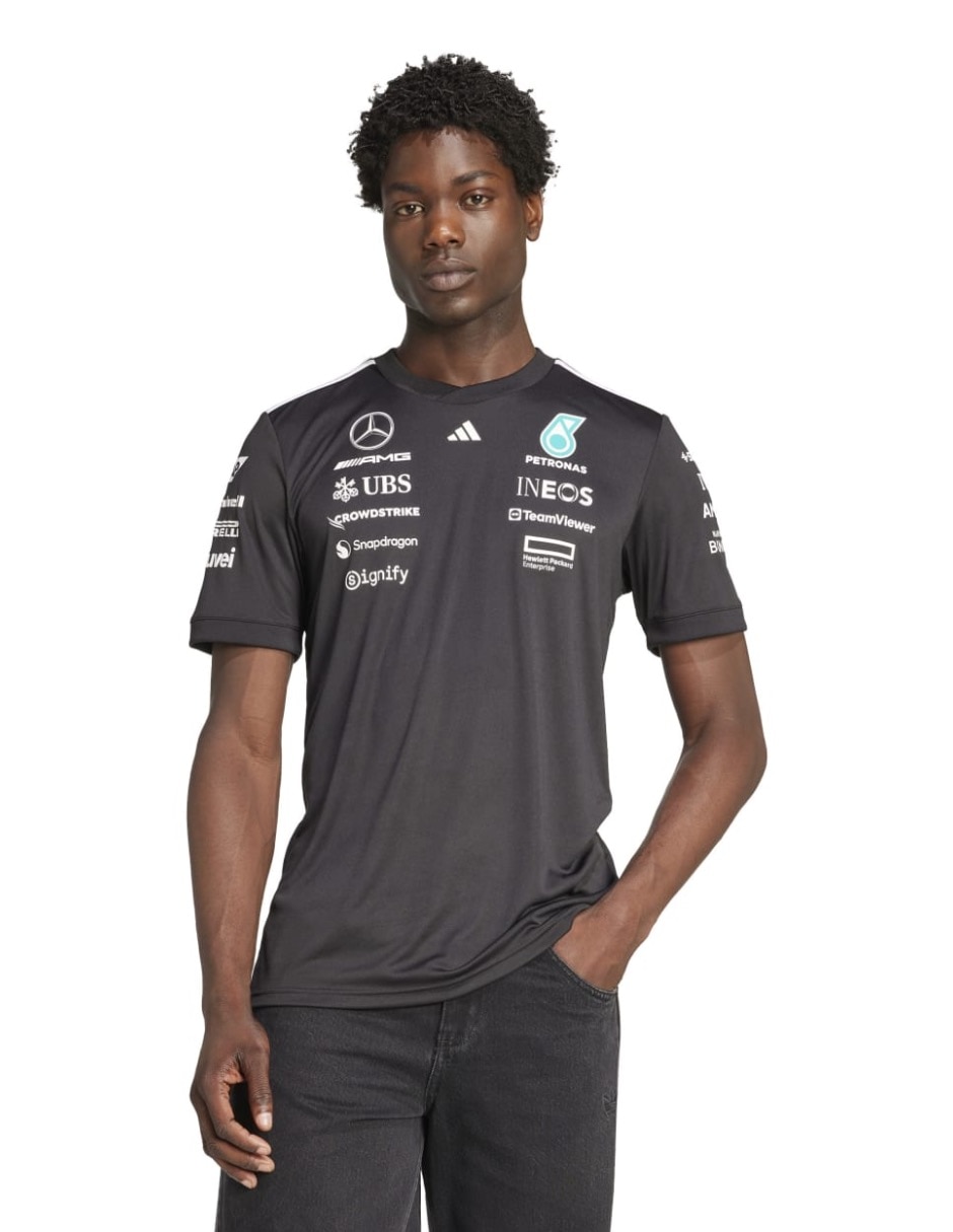 Playera mercedes - amg petronas cuello redondo para hombre