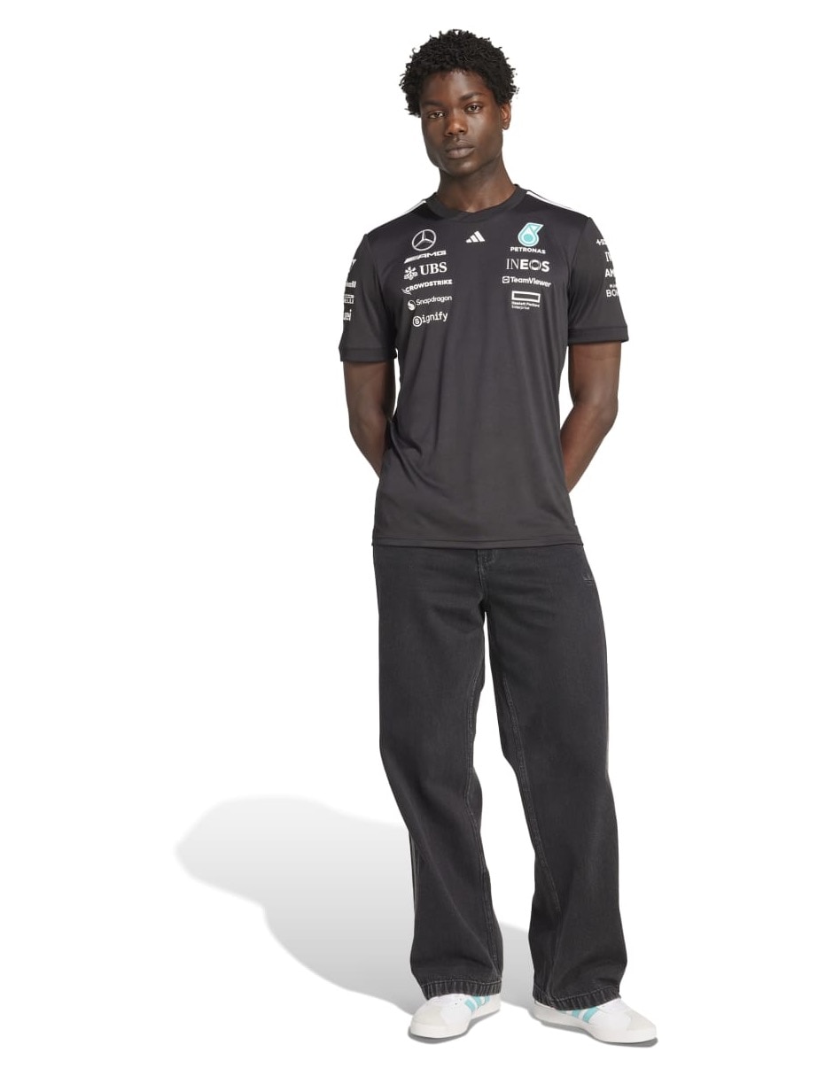 Playera mercedes - amg petronas cuello redondo para hombre 4