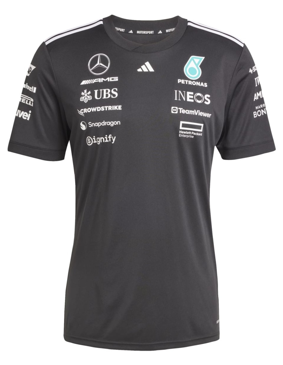 Playera mercedes - amg petronas cuello redondo para hombre 7