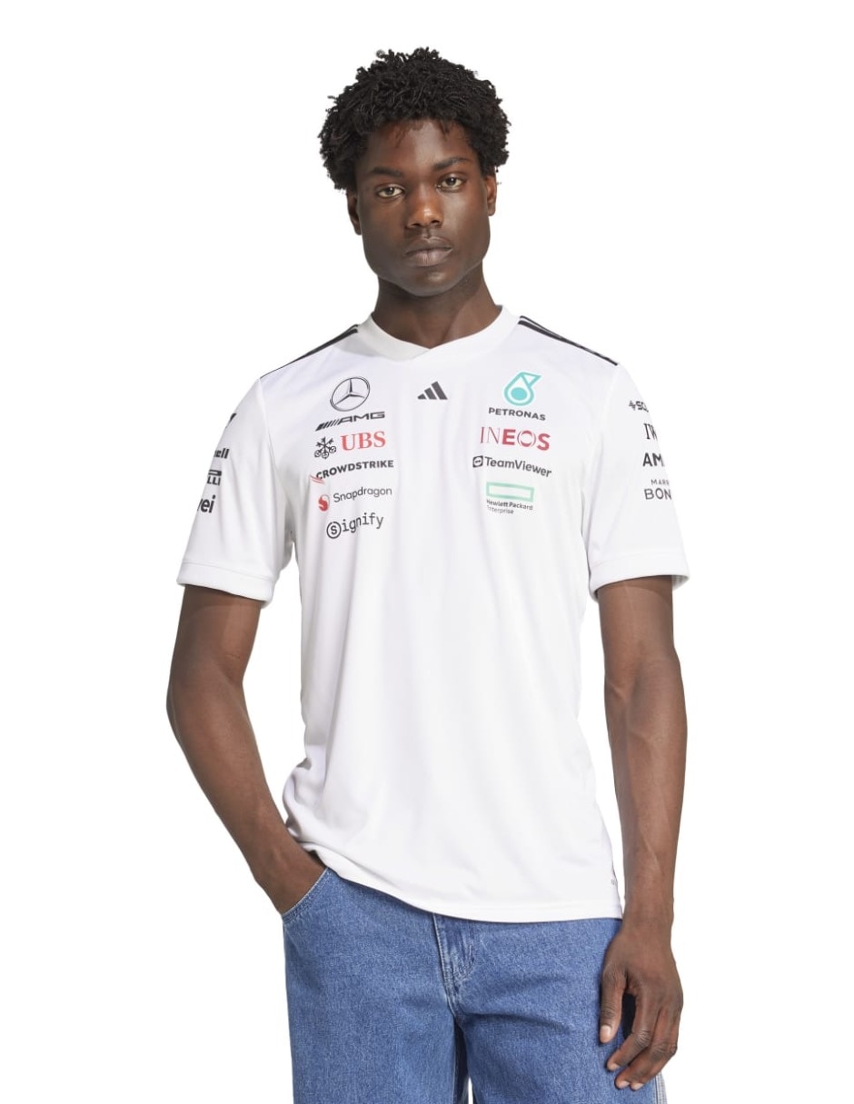 Playera mercedes - amg petronas cuello redondo para hombre