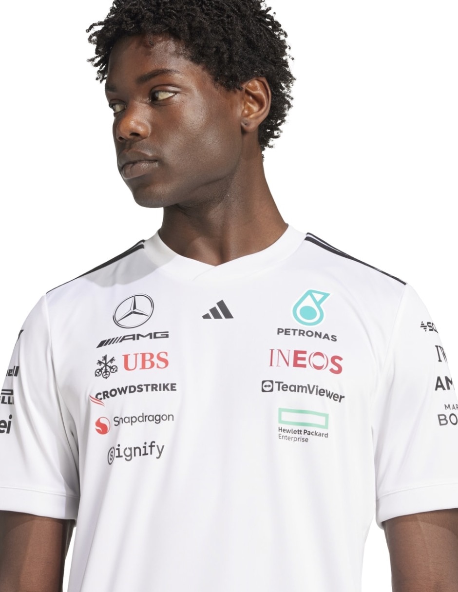 Playera mercedes - amg petronas cuello redondo para hombre 5