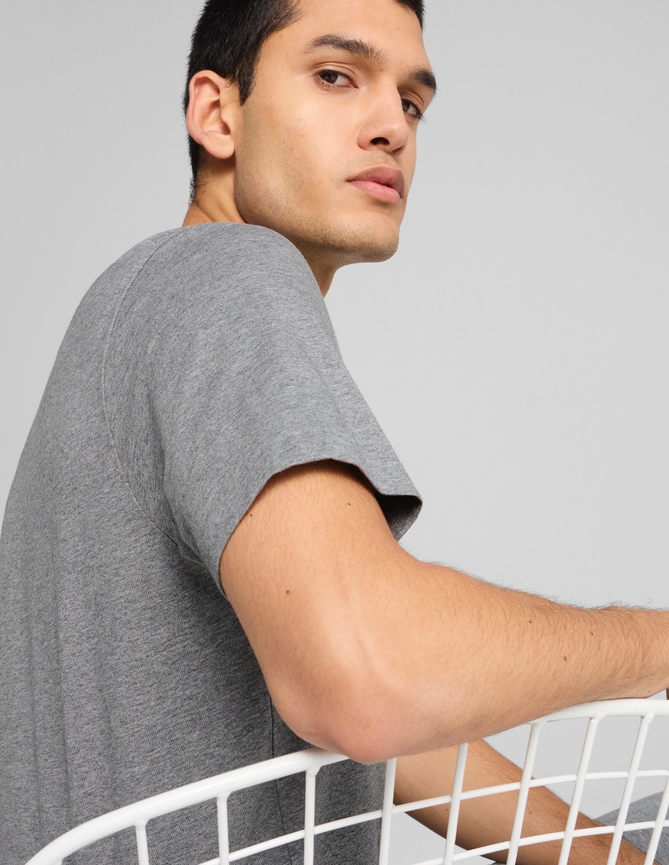 Playera cuello redondo para hombre 6