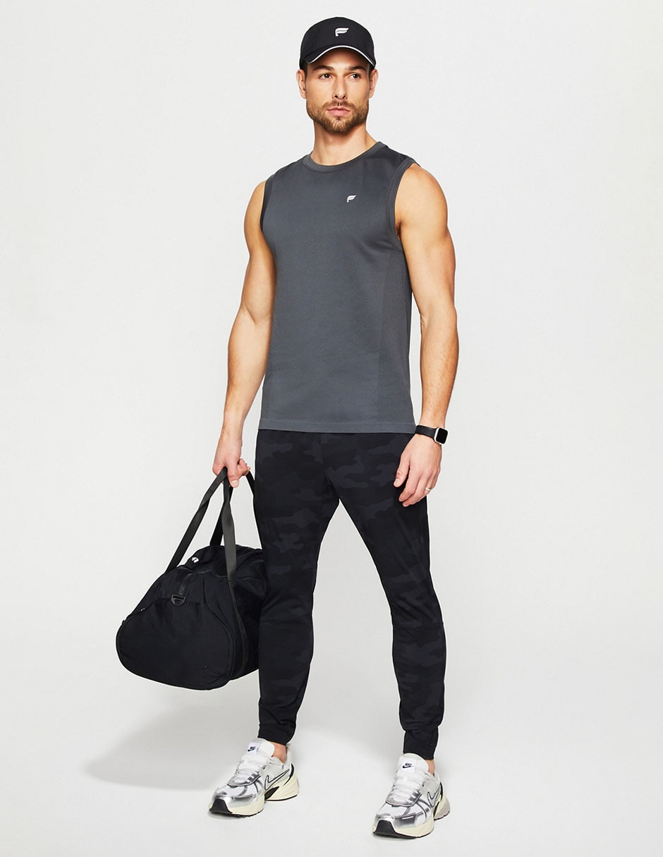 Jogger skinny estampado camuflaje con bolsillos para hombre 3