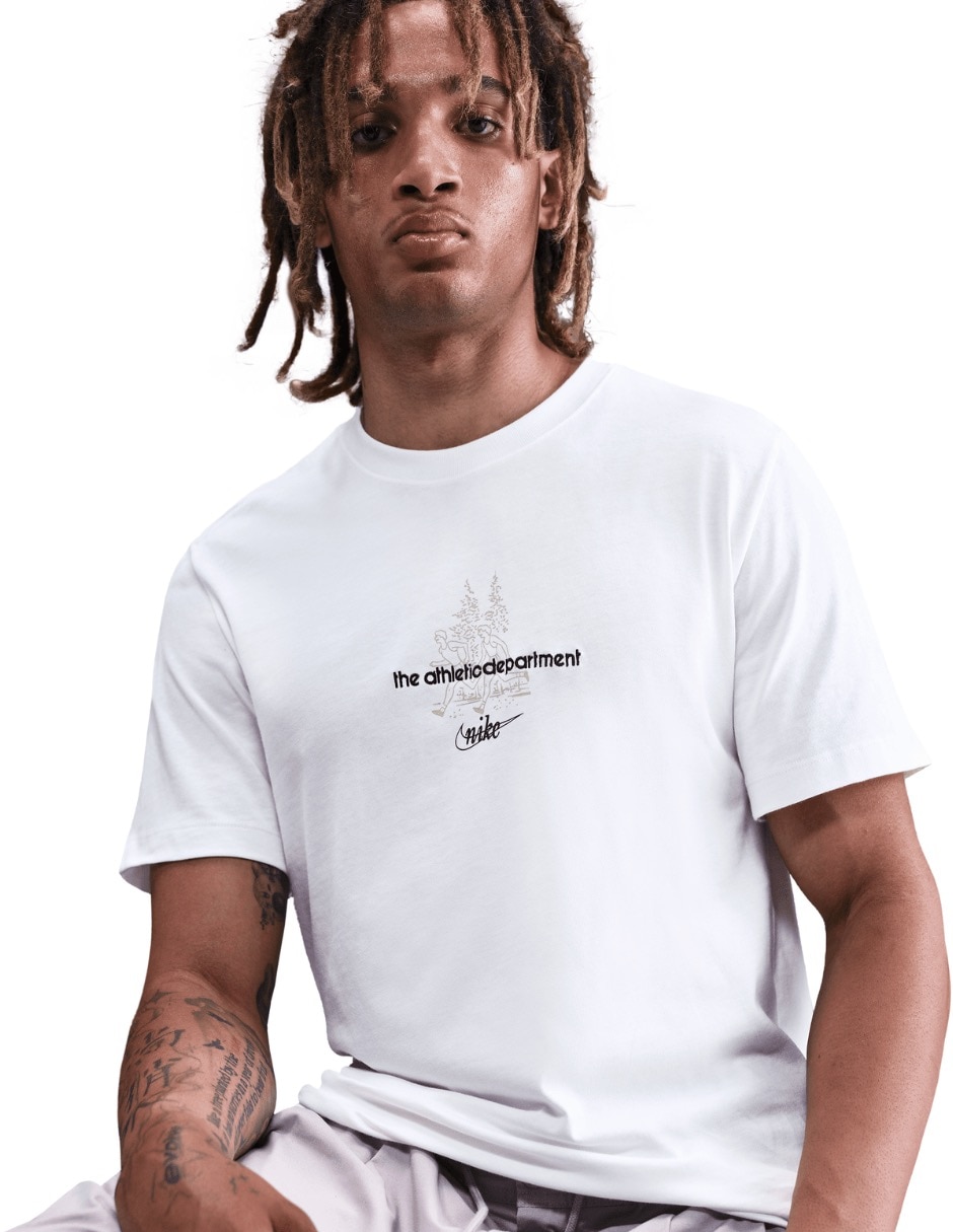 Playera M NSW TEE HO25 SSNL CLUB HV0125-100 cuello redondo para hombre 5