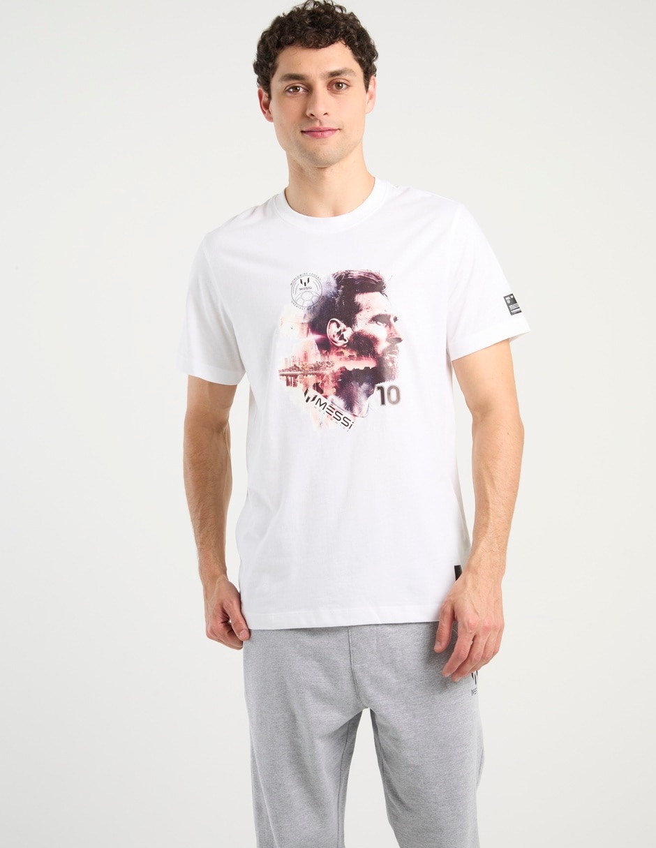 Playera cuello redondo para hombre