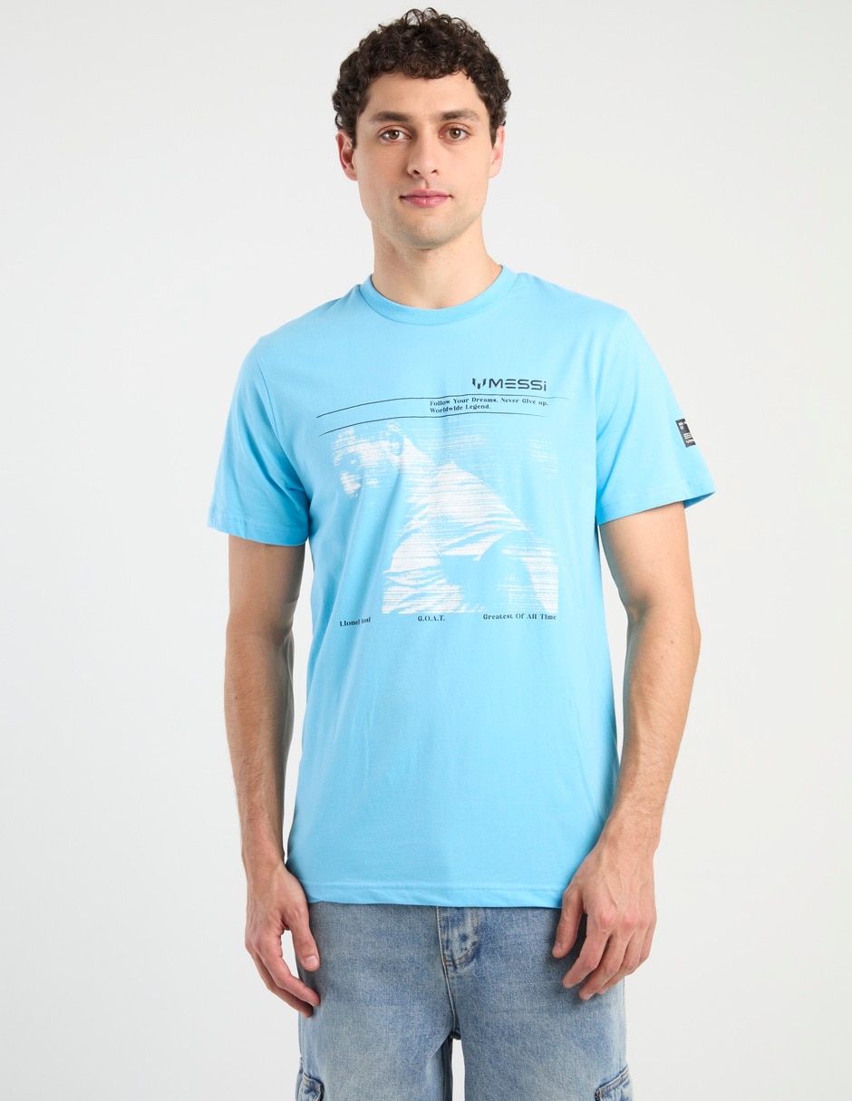 Playera cuello redondo para hombre