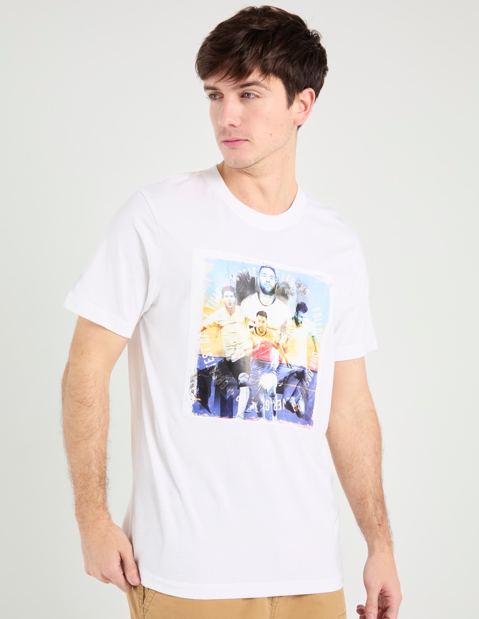 Playera cuello redondo para hombre