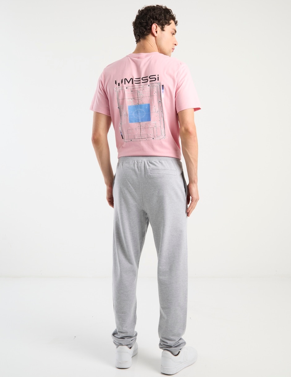 Pants straight con jareta para hombre 2
