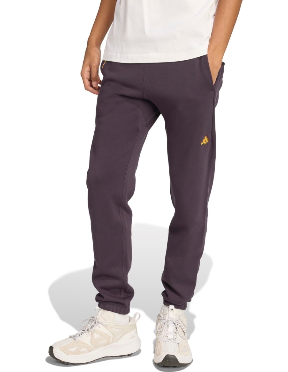 Pants regular con elástico para hombre