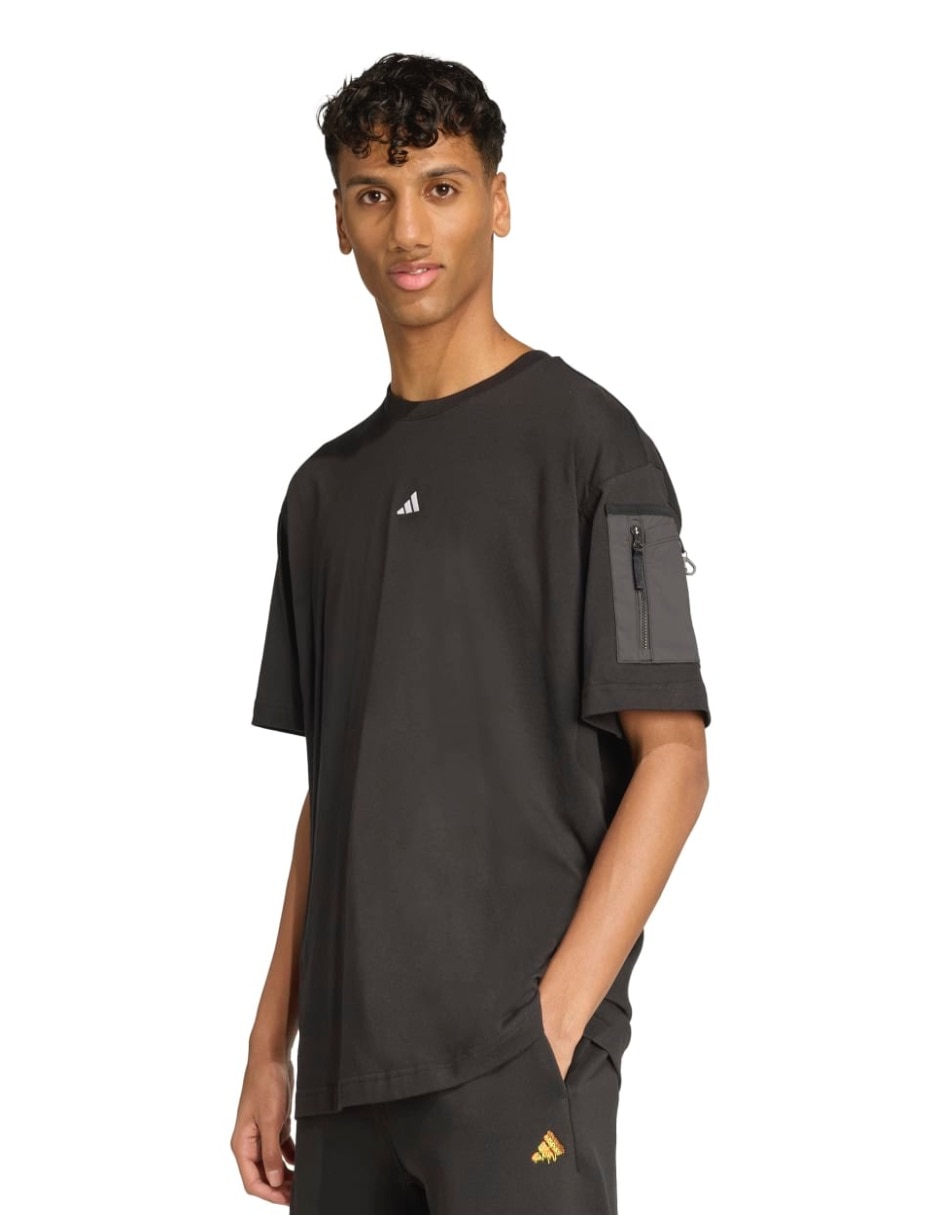 Playera essentials cuello redondo para hombre